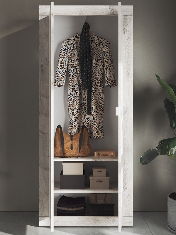 Basic Garderoba Szafa 2-drzwiowa